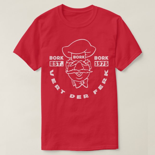 Svenska Chef Bork Bork Bork T Shirt (Design framsida)