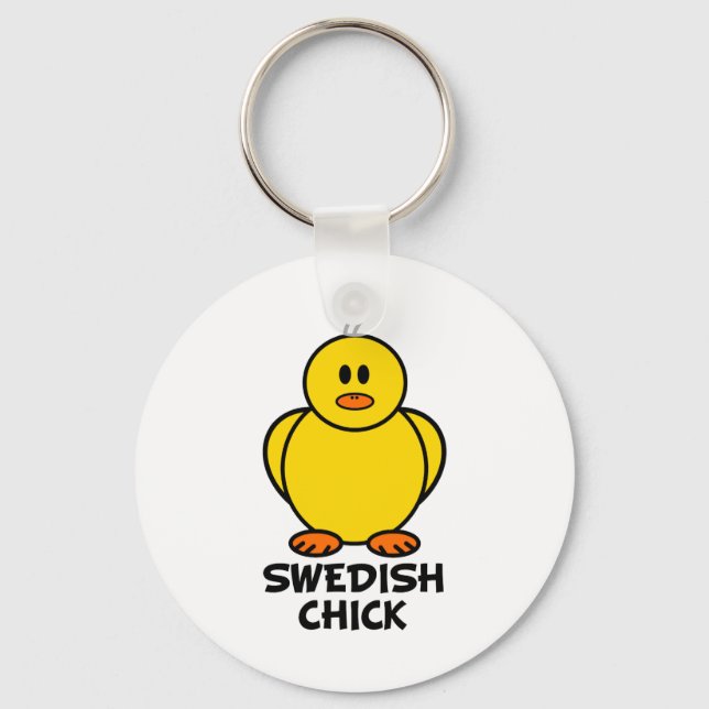 Svenska Chicken Nyckelring (Framsida)