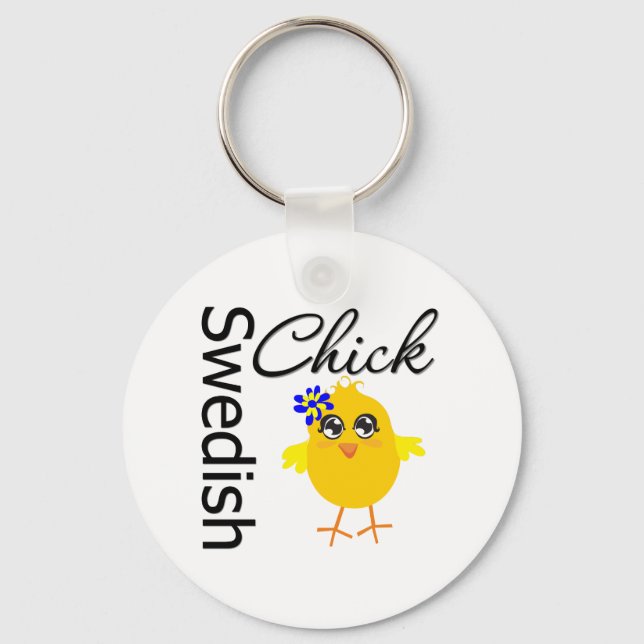 Svenska Chicken Nyckelring (Framsida)