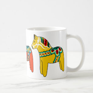 Svenska Dala hästar Kaffemugg