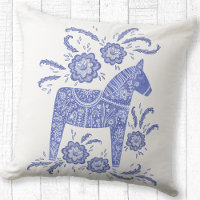 Svenska Dala Horse Art Periwinkle Blue