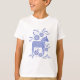 Svenska Dala Horse Blue Viking T-Shirt (Framsida)