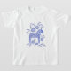 Svenska Dala Horse Blue Viking T-Shirt (Laydown)