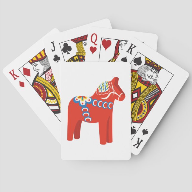 Svenska Dala Horse Casinokort (Baksidan)