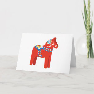 Svenska Dala Horse Kort