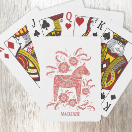 Svenska Dala Horse Personlig Casinokort