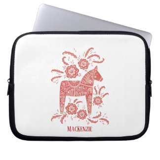 Svenska Dala Horse Personlig Laptop Fodral