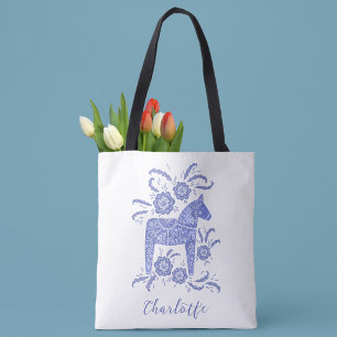 Svenska Dala Horse Personlig Tygkasse