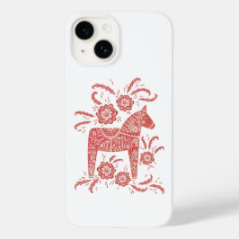 Svenska Dala Horse Red & White