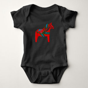 Svenska Dala Horse Sverige Red Dalecarlian Horse T Shirt