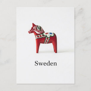 Svenska Dala Horse Sverige Travel Vykort