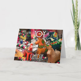 Svenska Dala Horse Yule Card Helgkort