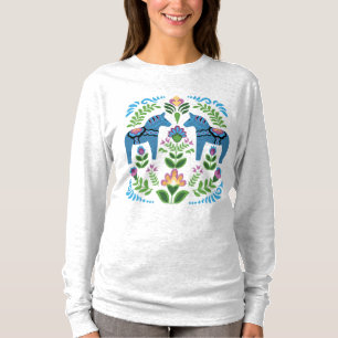 Svenska Dala Horses Blue T-Shirt