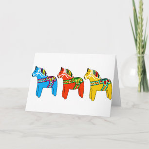 Svenska Dala Horses Helgkort