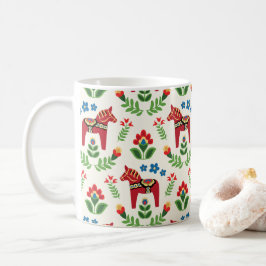 Svenska Dala Horses Red Kaffemugg