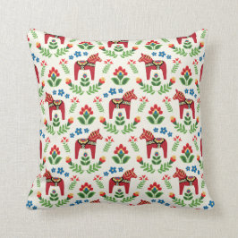 Svenska Dala Horses Red Kudde