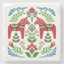 Svenska Dala Horses Red Stenunderlägg