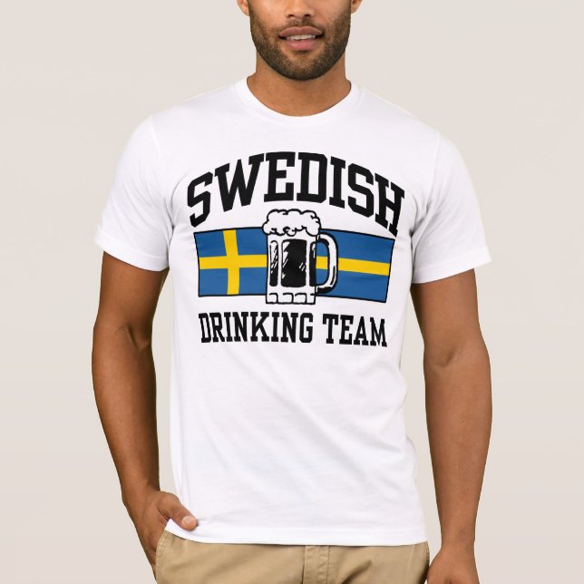 Svenska drickteam t shirt (Framsida)
