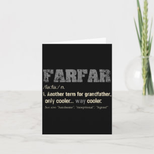 Svenska Farfar Rolig Definition Farfar Present Kort