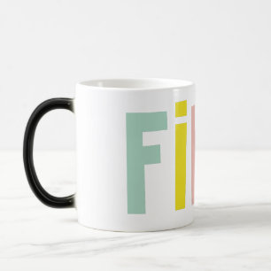 Svenska Fika Färg Magisk Mugg