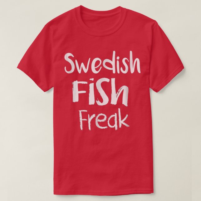 Svenska fisken Freak T Shirt (Design framsida)