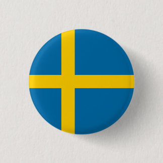Svenska Flagga, Flagga av Sverige Knapp