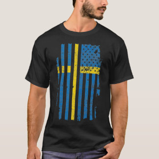 Svenska Flagga Gäller 4 juli USA USA:s Flagga T Shirt
