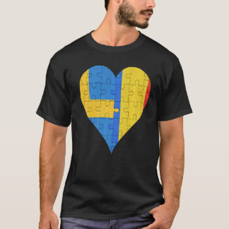 Svenska Flagga Heart T Shirt
