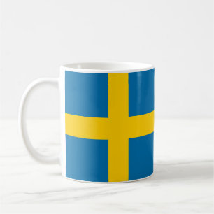 Svenska Flagga-kaffe Mugg