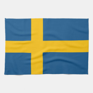 Svenska Flagga Kökshandduk