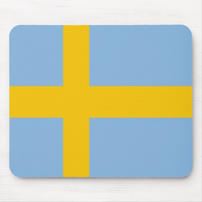 Svenska Flagga moussat Musmatta (Framsidan)