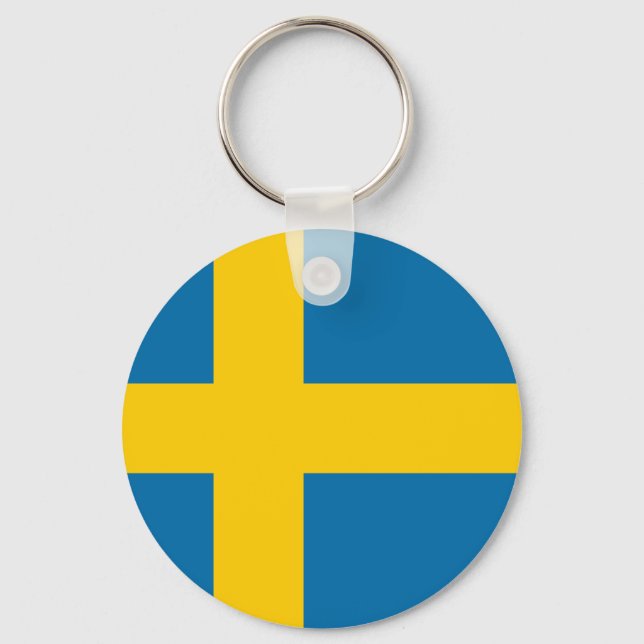 Svenska Flagga Nyckelring (Framsida)