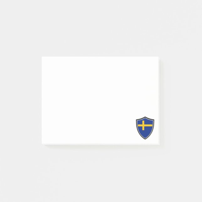 Svenska flagga post-it block (Framsida)