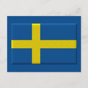 Svenska Flagga Scandinavian Vykort