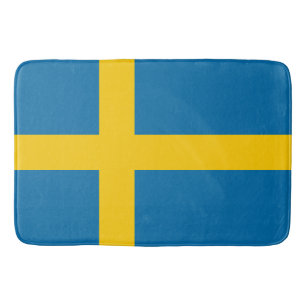Svenska Flagga (Sverige) Bath Mat Badrumsmatta