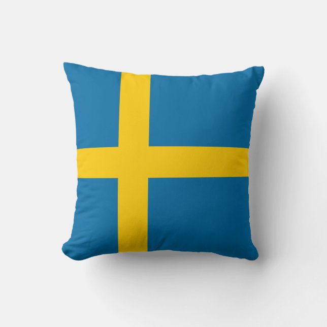 Svenska Flagga (Sverige) Kudde (Framsida)