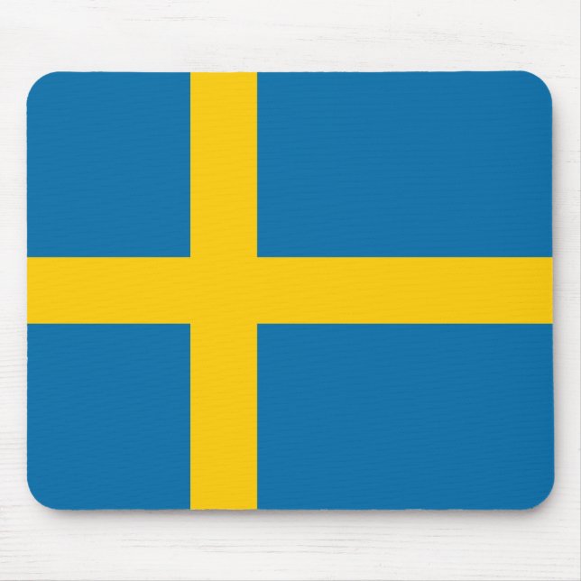 Svenska Flagga (Sverige) Musmatta (Framsidan)