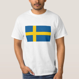 Svenska flagga t-skjortor för Sverige Tee