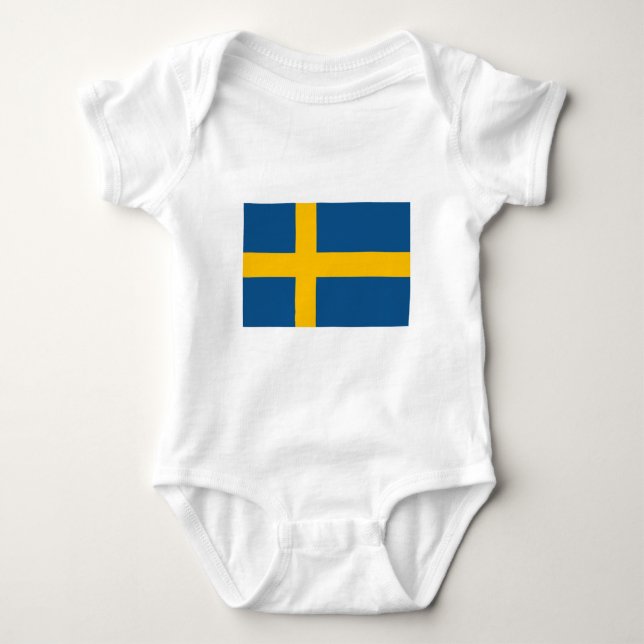 Svenska Flagga Tee Shirt (Framsida)