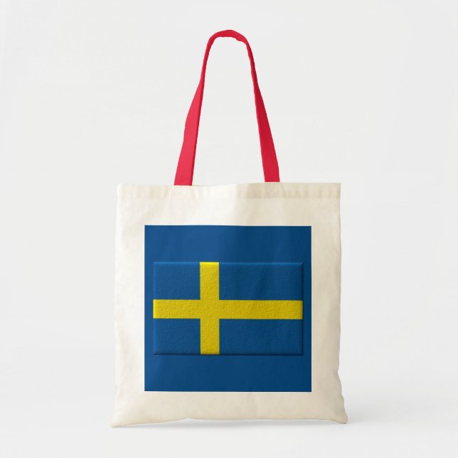 Svenska Flagga Tygkasse (Framsidan)