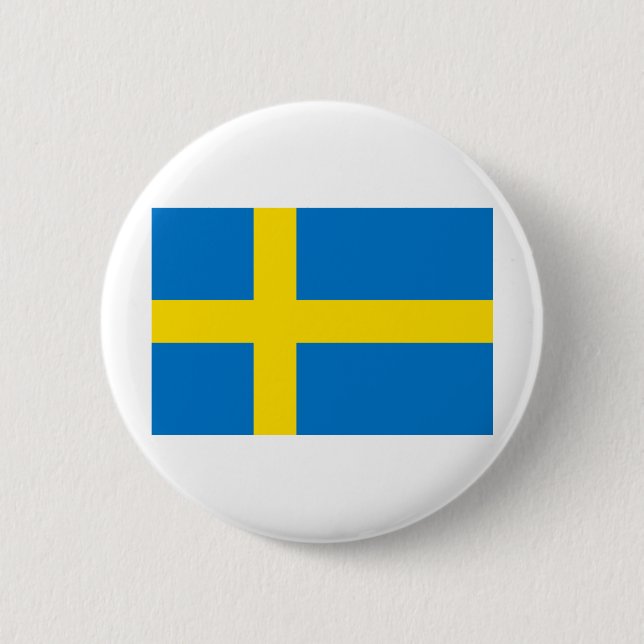 Svenska flaggan knapp (Framsida)