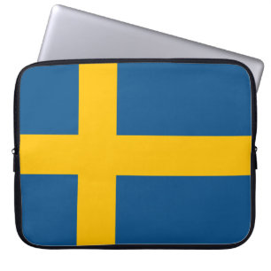Svenska flaggan laptop fodral