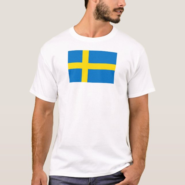 Svenska flaggan t shirt (Framsida)