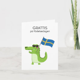Svenska födelsedagskort - Grattis på födelse dag Kort