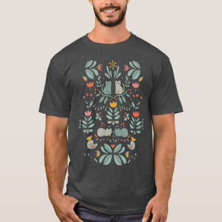 Svenska Folk Katter flicka T Shirt