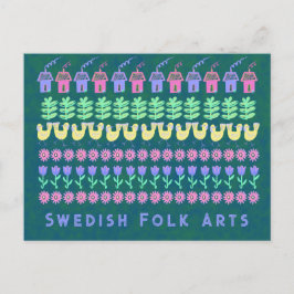 Svenska folkbokföringskort vykort