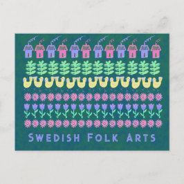 Svenska folkbokföringskort vykort