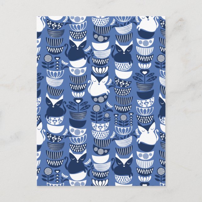 svenska folkkatter I Vykort (Framsida)