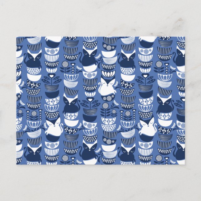 svenska folkkatter I Vykort (Framsida)