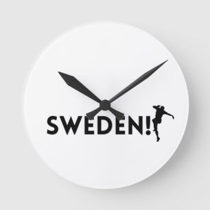 Svenska fotbollsspelare som använder punkt som bol rund klocka